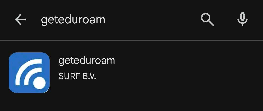 Android WiFi settings